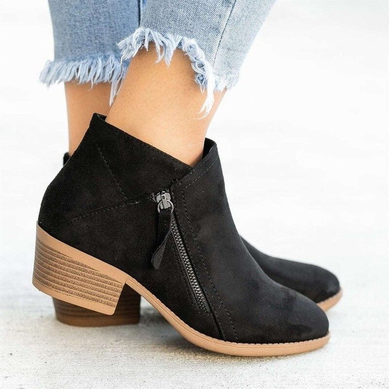 PREMIUM LADIES ORTHOPEDIC HEELED AUTUMN BOOTS 2025