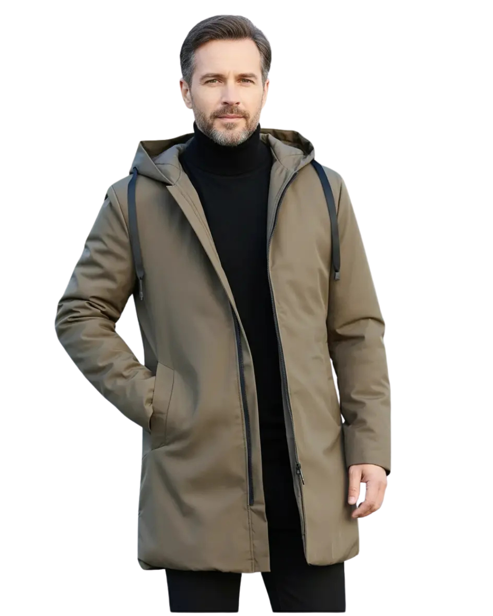 Men’s Quilted-Lined Hooded Parka