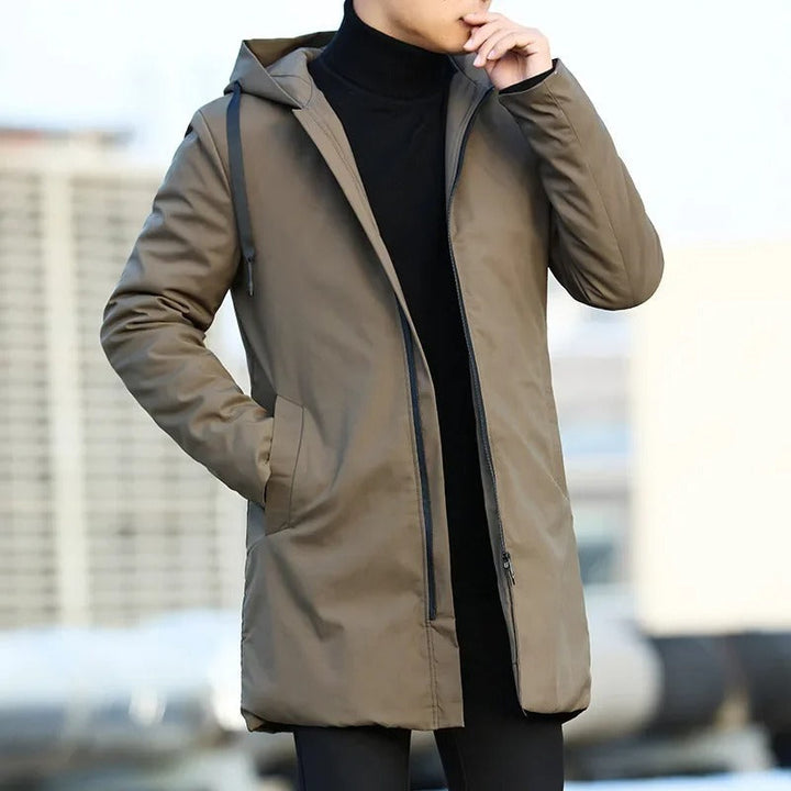 Men’s Quilted-Lined Hooded Parka