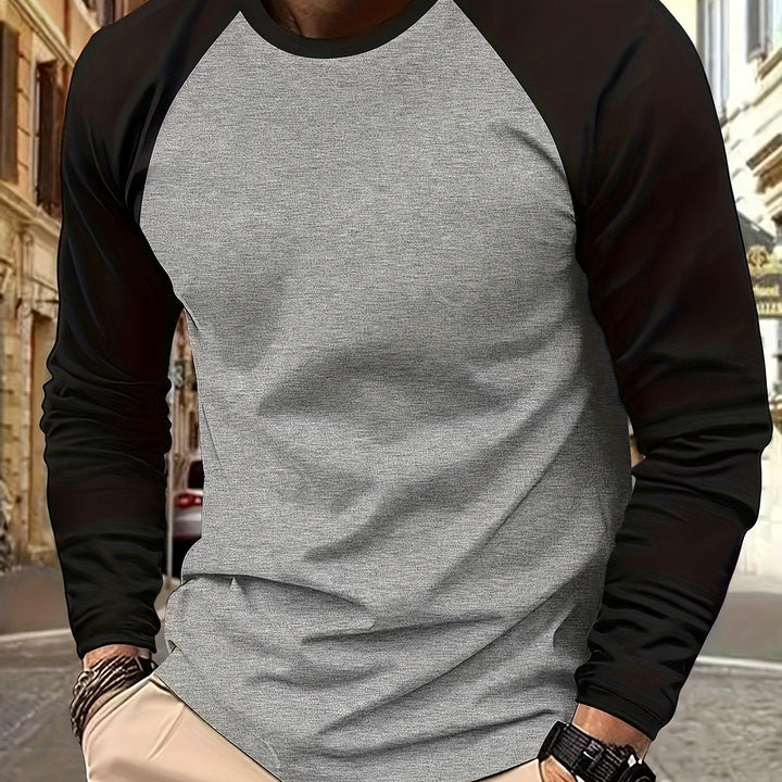 Men’s Raglan Long-Sleeve Top