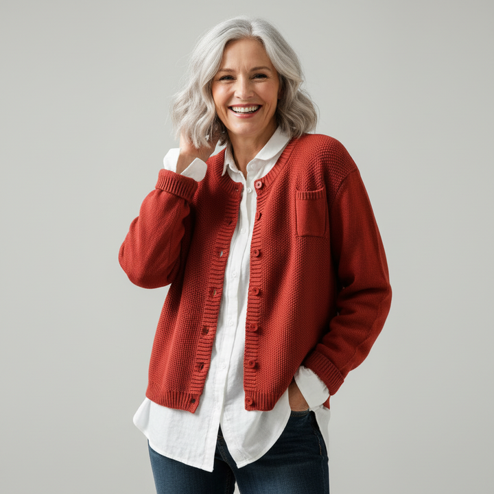 Women’s Button-Up Knitted Cardigan