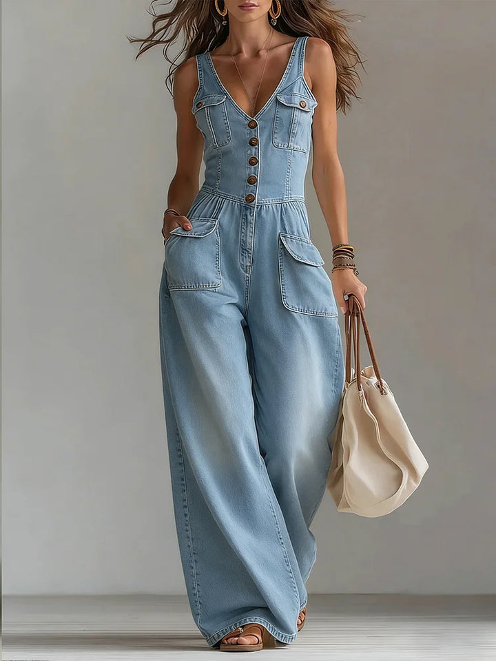 Sophie | Relaxed Wide-Leg Jumpsuit