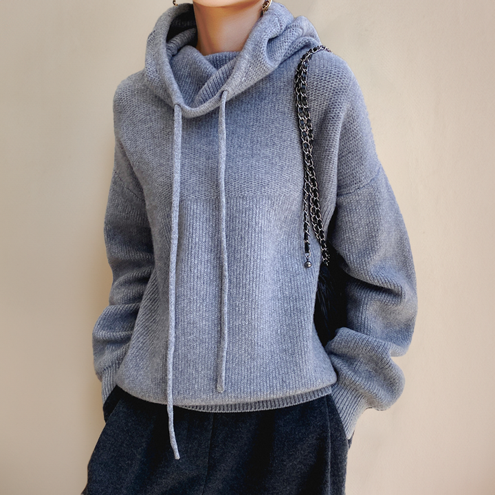 Women’s Oversized Cowl-Neck Knitted Jumper