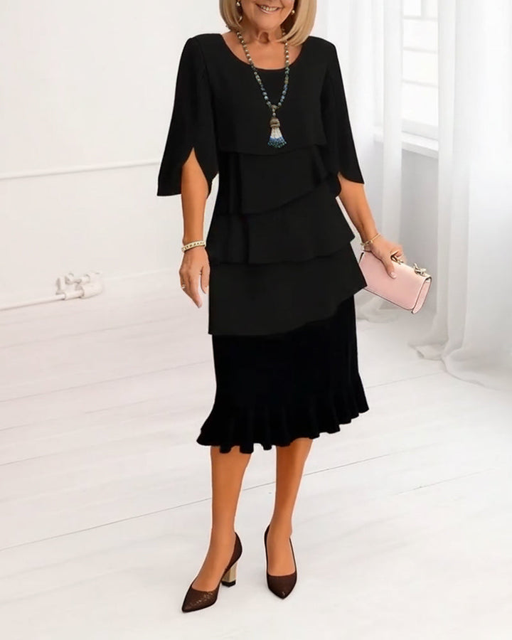 Sophie | Elegant, flowing dress with frills