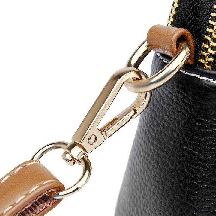 Mila | Small but Spacious — Leather Shoulder Bag