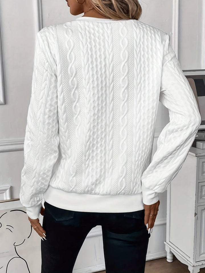 Women’s Cable-Knit Half-Zip Jumper