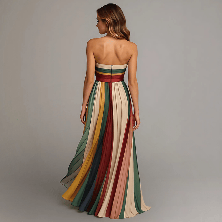 Lina | Colorful Sleeveless Maxi Dress
