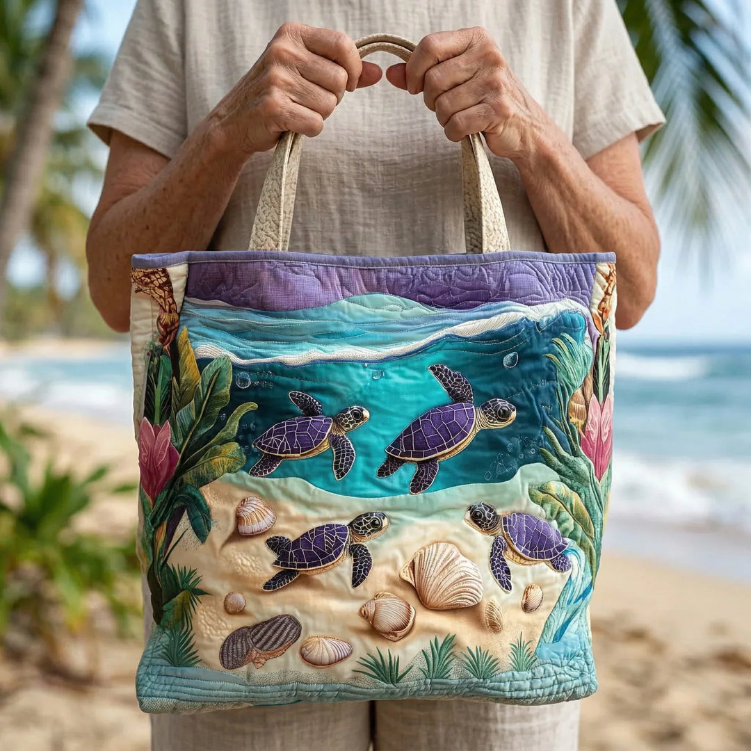 Quilted Tote - Spirit of the Lagoon