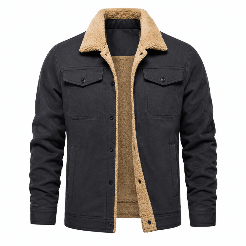 Men’s Fleece-Lined Trucker Jacket