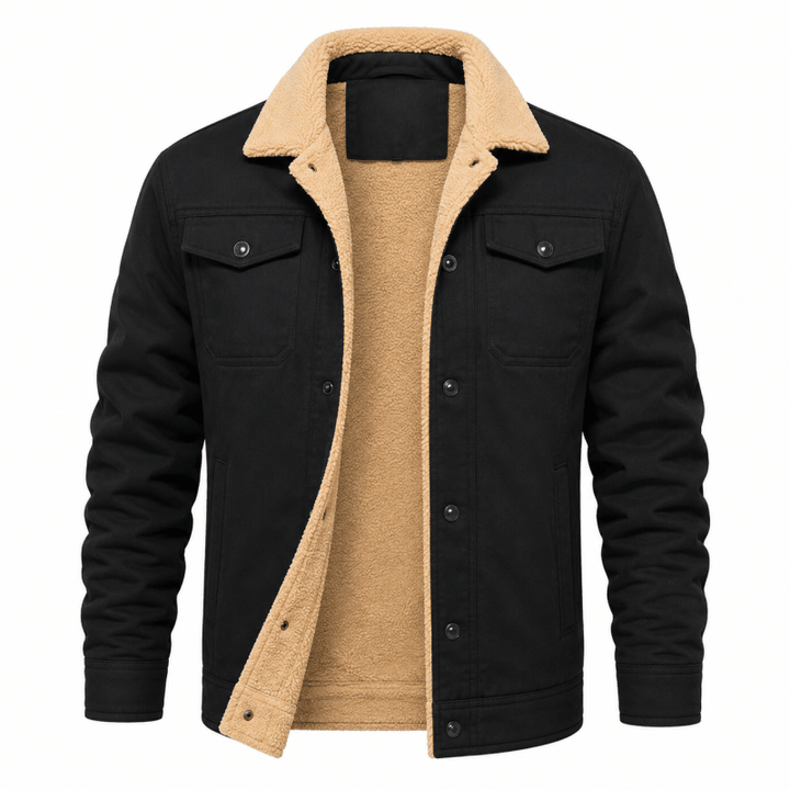 Men’s Fleece-Lined Trucker Jacket