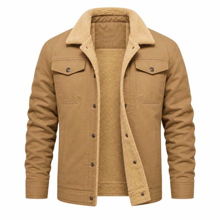 Men’s Fleece-Lined Trucker Jacket