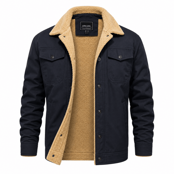 Men’s Fleece-Lined Trucker Jacket