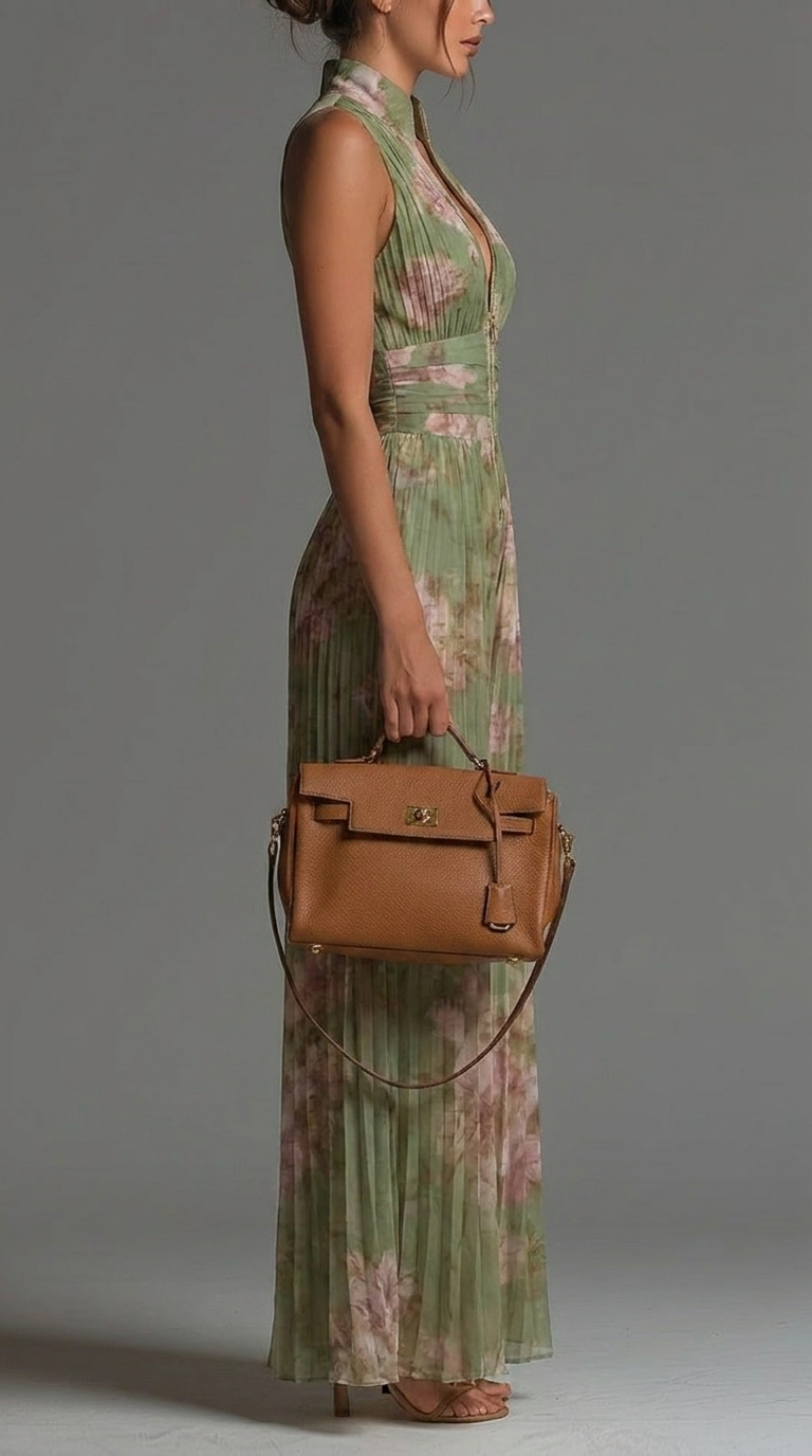 Zineb | Pleated Floral Jumpsuit