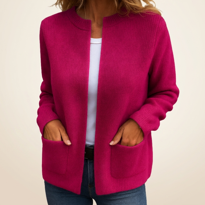 Women’s Soft-Knit Zip-Up Cardigan