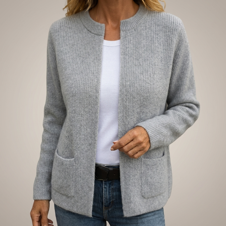 Women’s Soft-Knit Zip-Up Cardigan