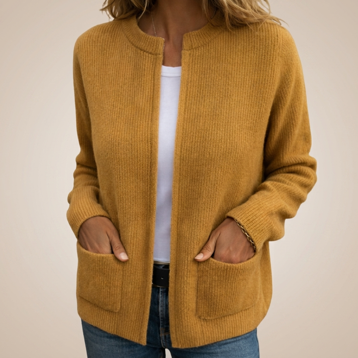 Women’s Soft-Knit Zip-Up Cardigan