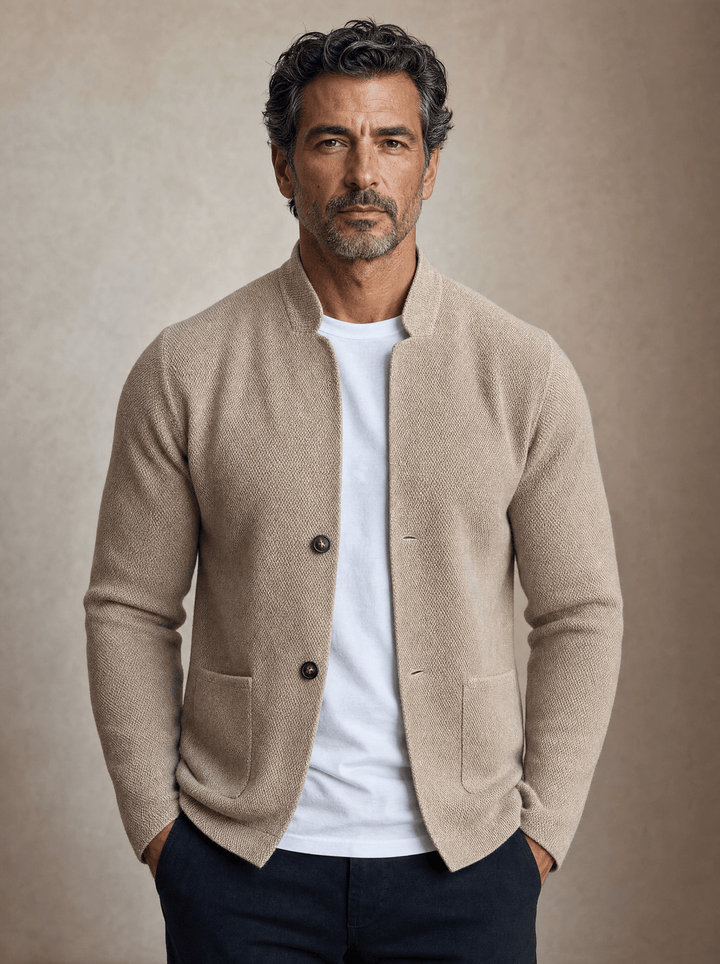 Men’s Knitted Blazer Jacket