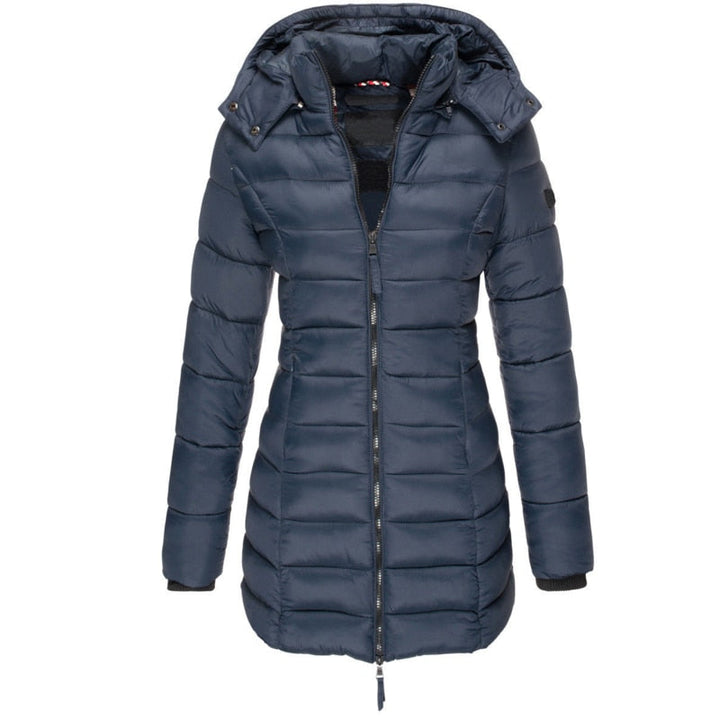 Women’s Longline Hooded Puffer Jacket