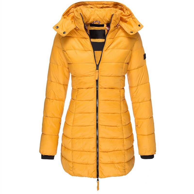 Women’s Longline Hooded Puffer Jacket
