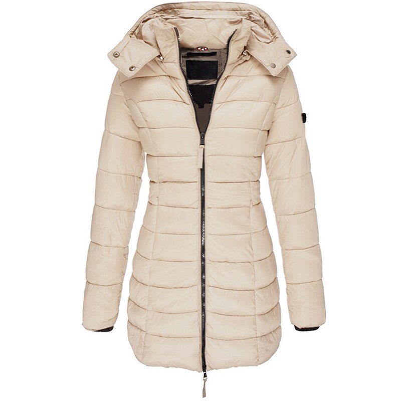 Women’s Longline Hooded Puffer Jacket