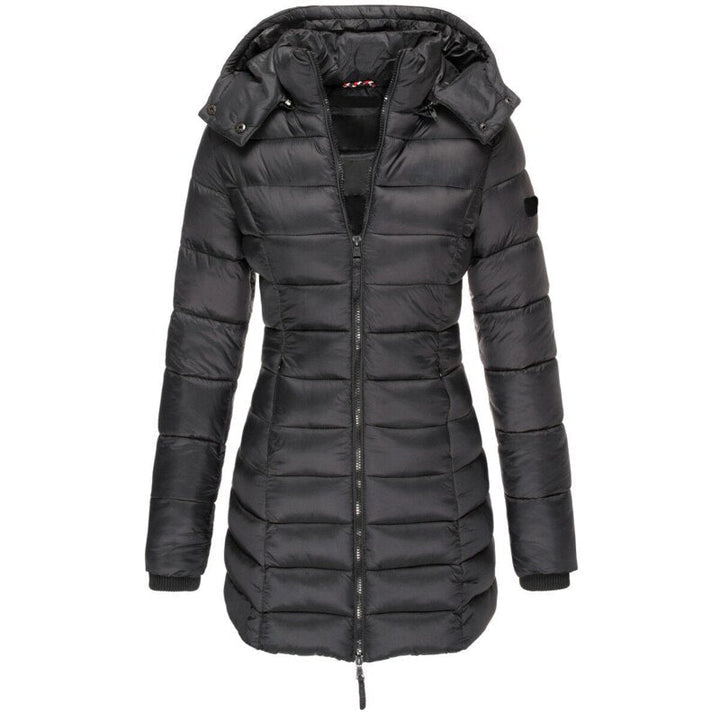 Women’s Longline Hooded Puffer Jacket