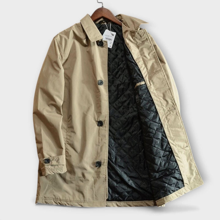 Men’s Lightweight Button-Up Coat
