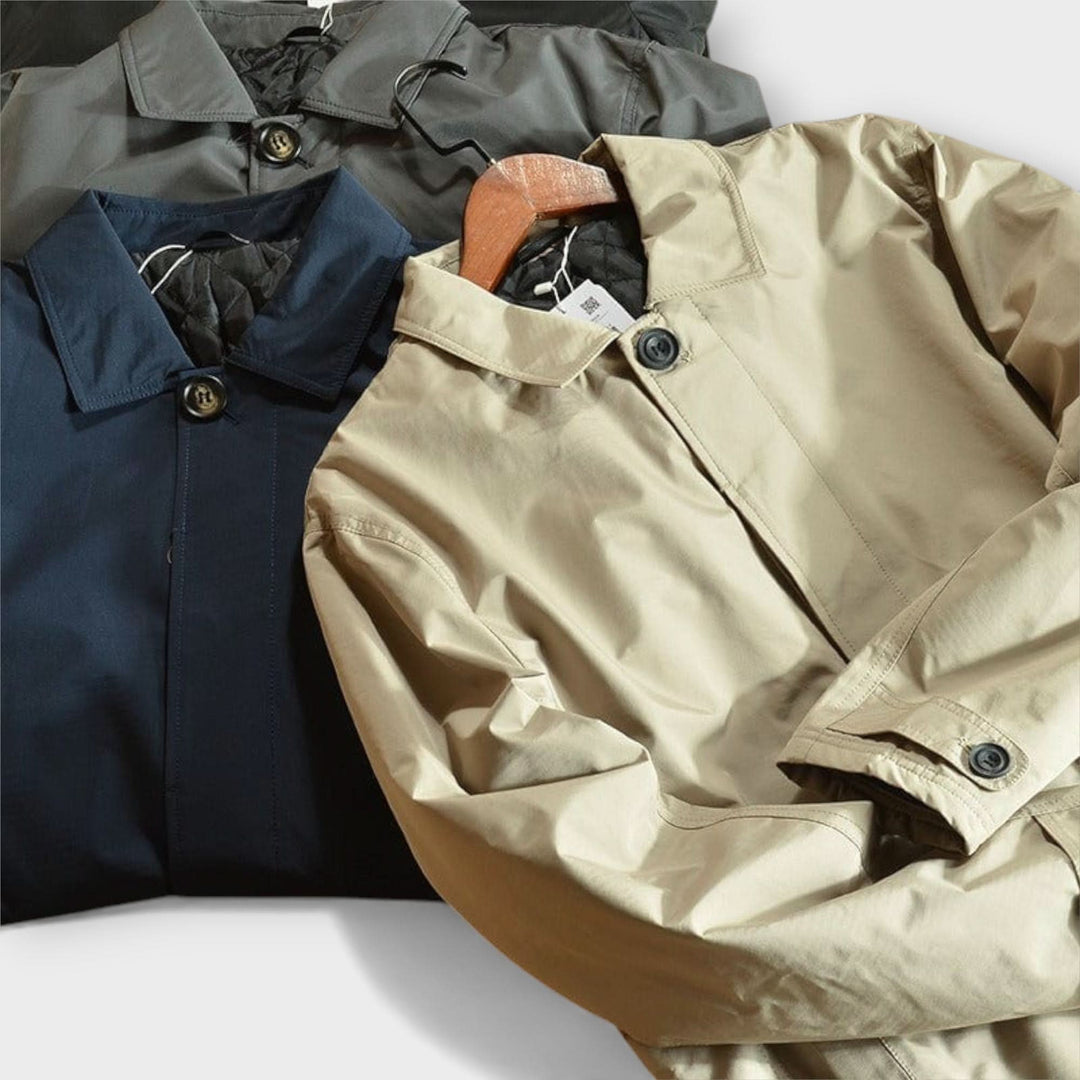 Men’s Lightweight Button-Up Coat