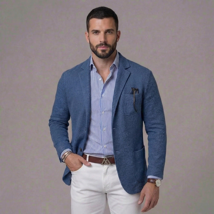 Men’s Smart-Casual Blazer Jacket