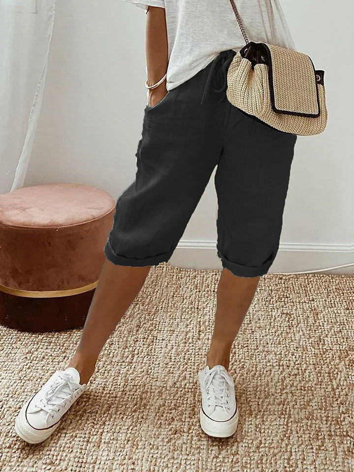 Laluna® | Cotton Linen Women's Shorts