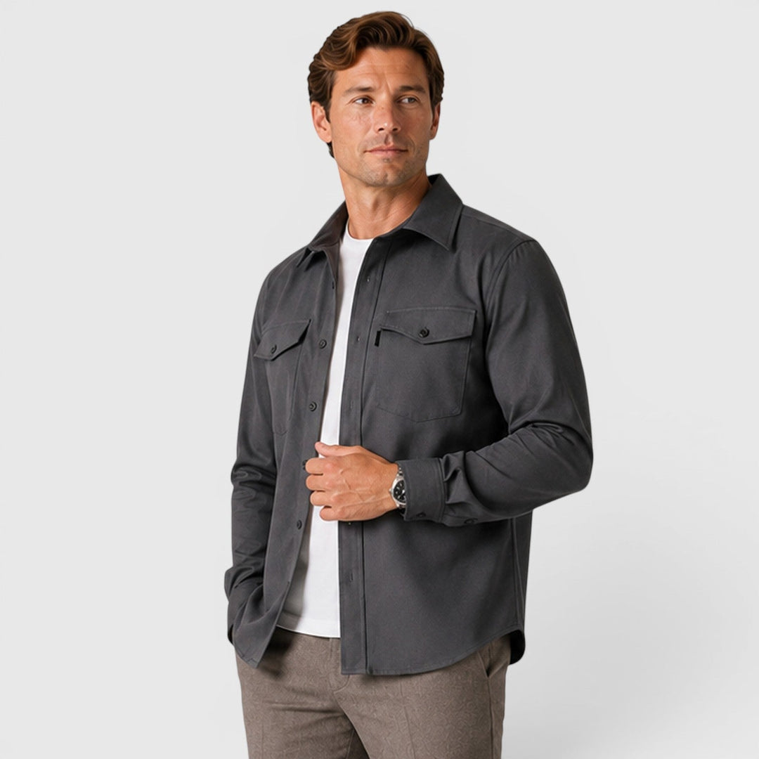 Men’s Slim-Fit Overshirt