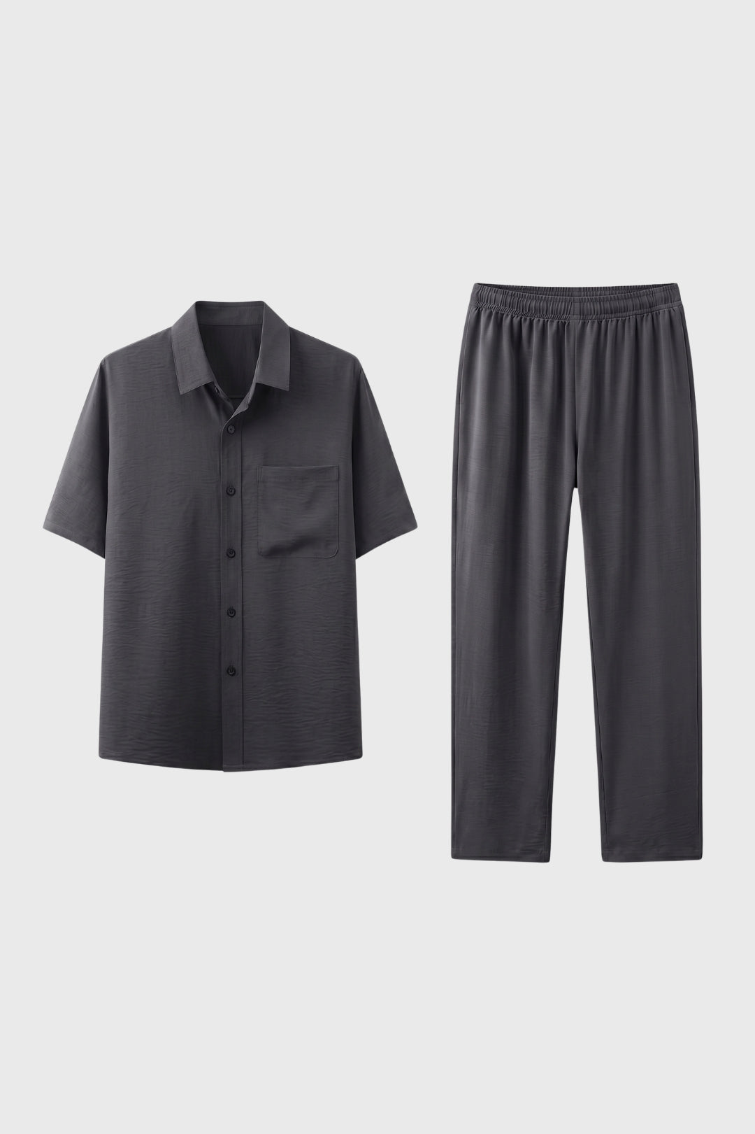 Men’s Short-Sleeve Shirt & Trouser Set
