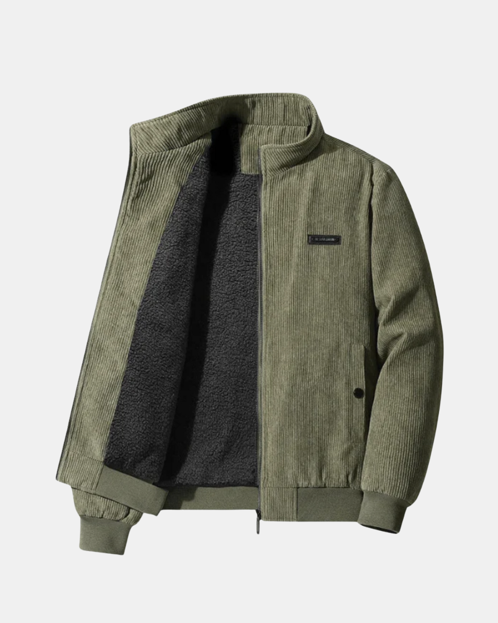Men’s Fleece-Lined Corduroy Jacket