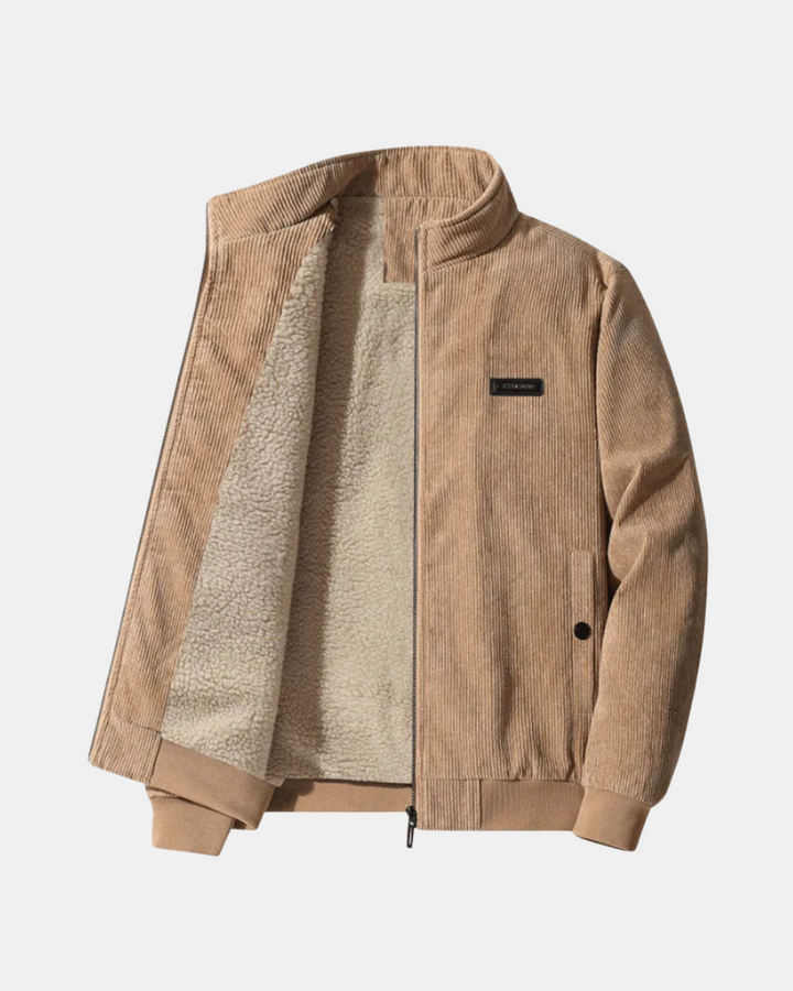 Men’s Fleece-Lined Corduroy Jacket