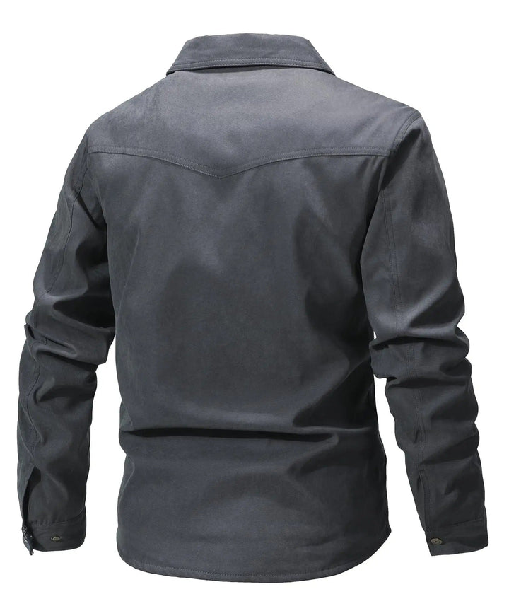 Men’s Check-Lined Utility Overshirt
