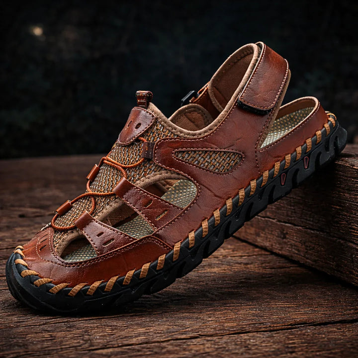 Clara Moretti | Leather Sandals with Support