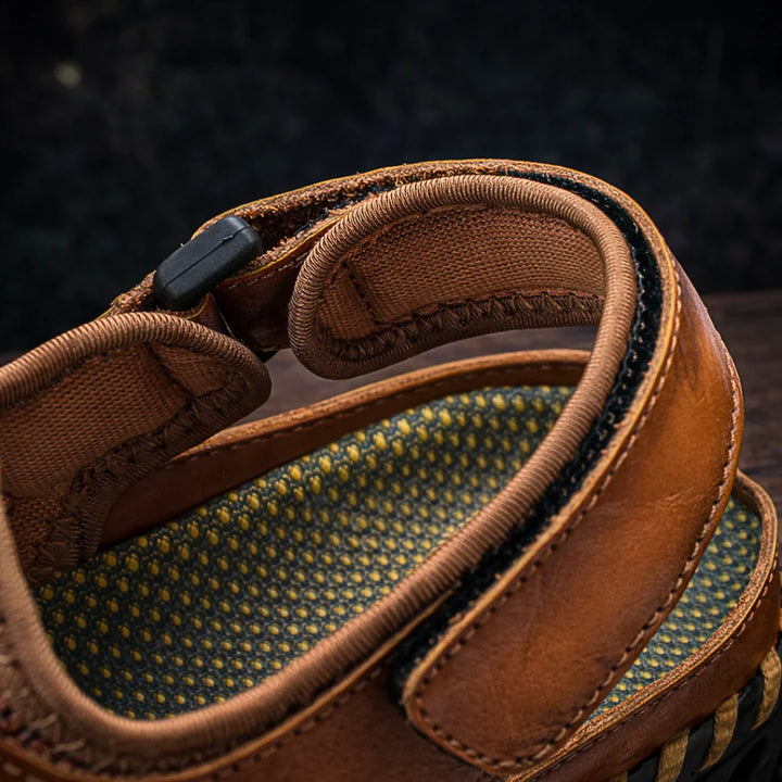 Clara Moretti | Leather Sandals with Support