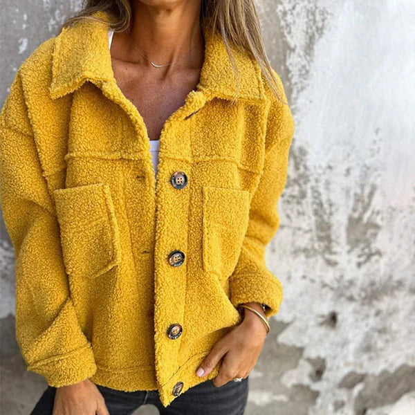 Women’s Button-Up Teddy Jacket