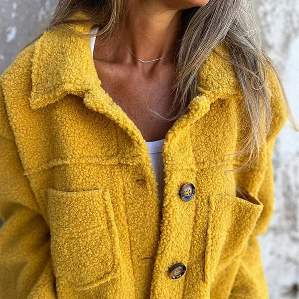 Women’s Button-Up Teddy Jacket