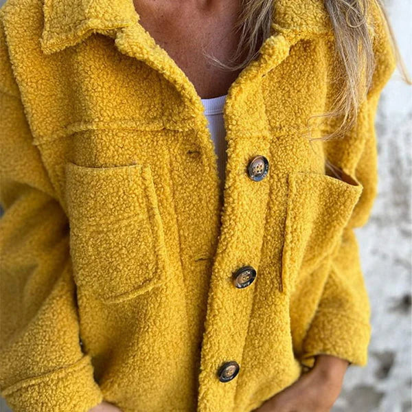 Women’s Button-Up Teddy Jacket