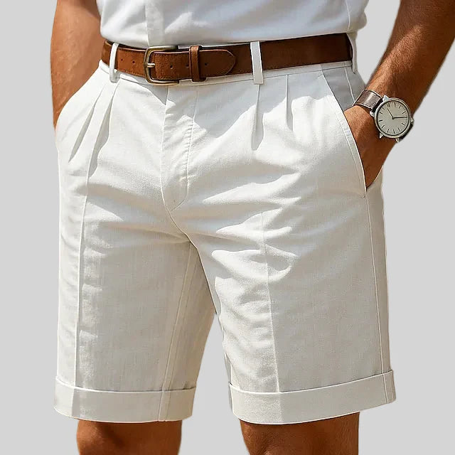 Cazel | Summer Pleated Chino Shorts