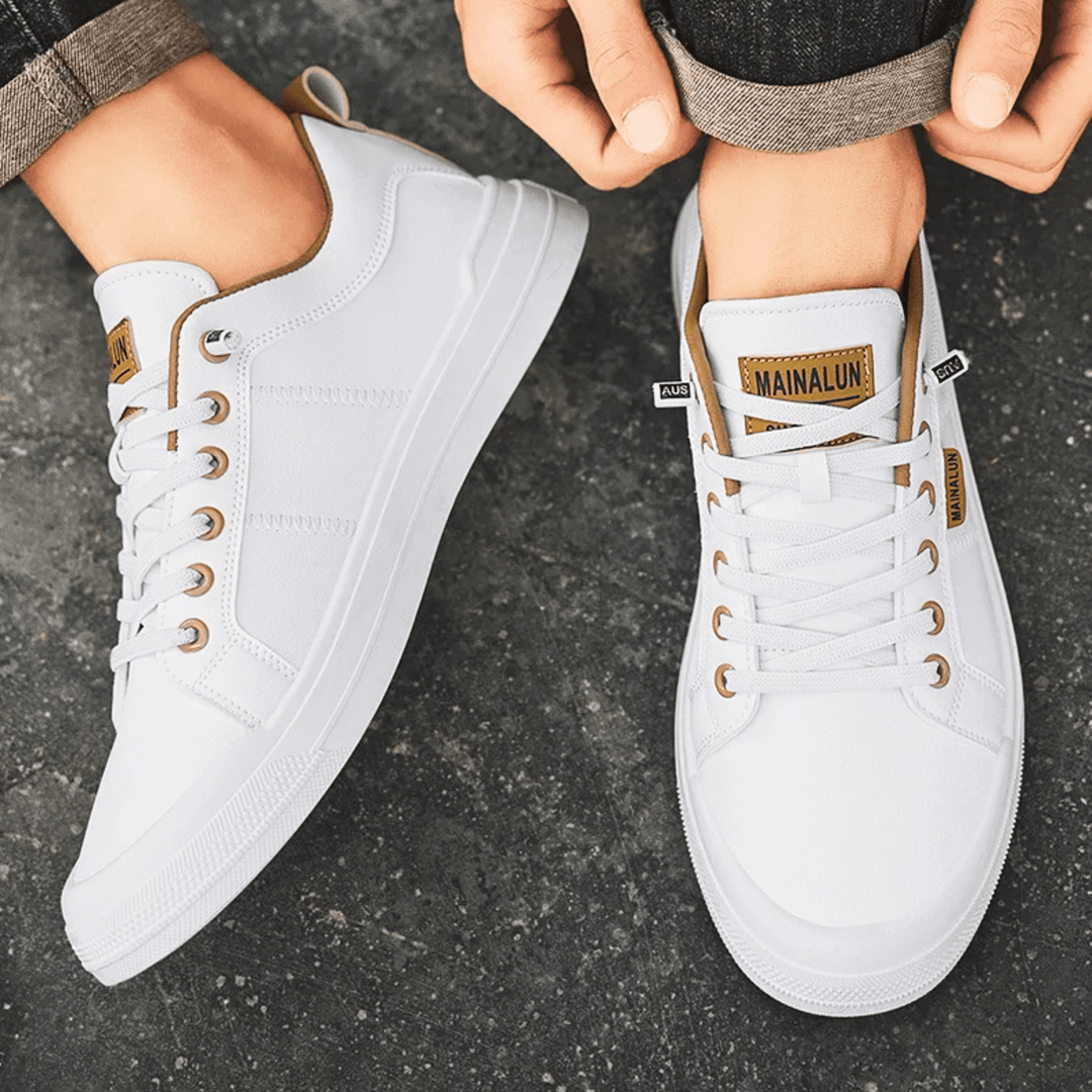 Men’s Casual Leather Trainers