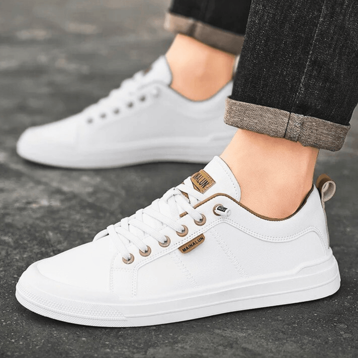 Men’s Casual Leather Trainers