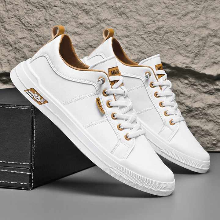 Men’s Casual Leather Trainers