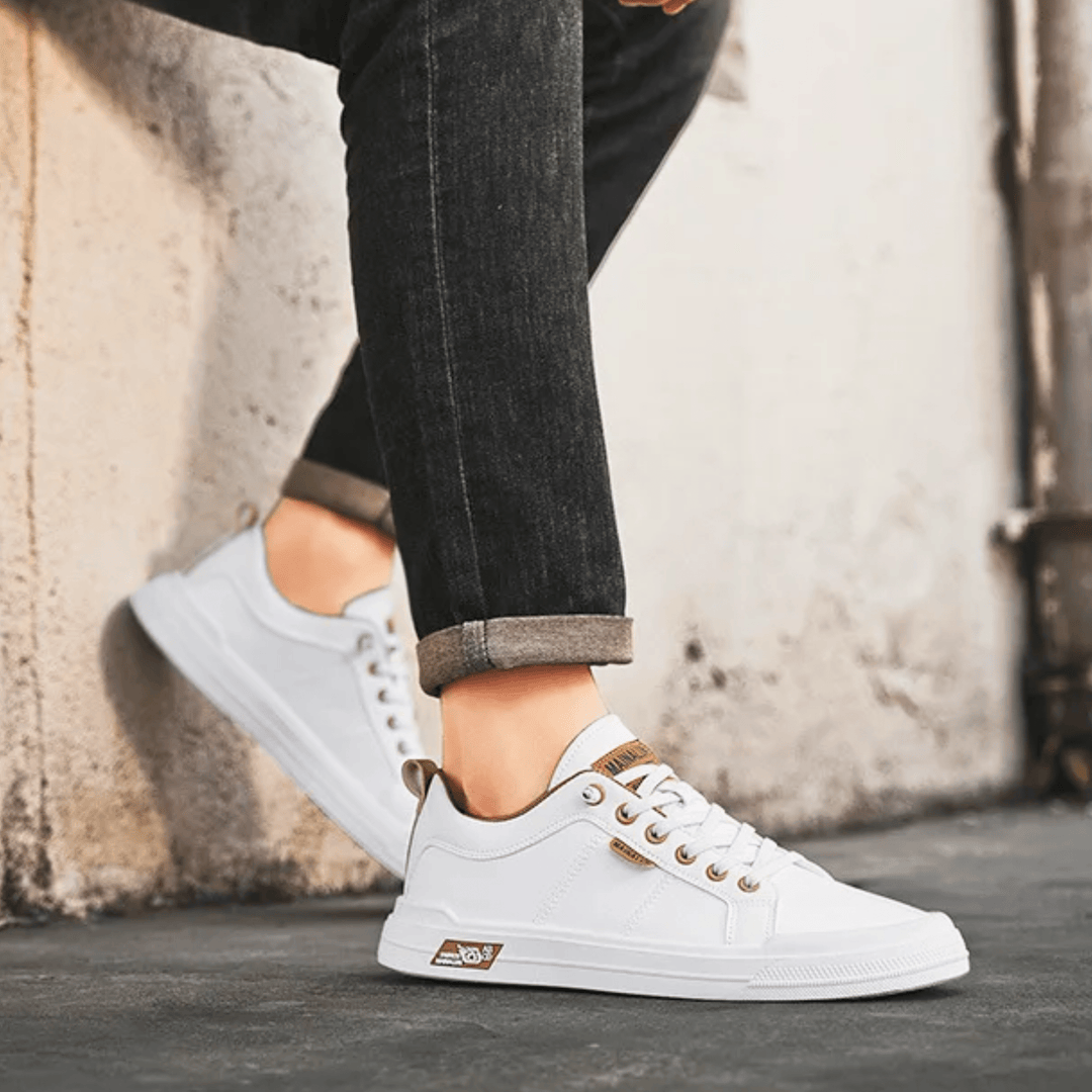 Men’s Casual Leather Trainers