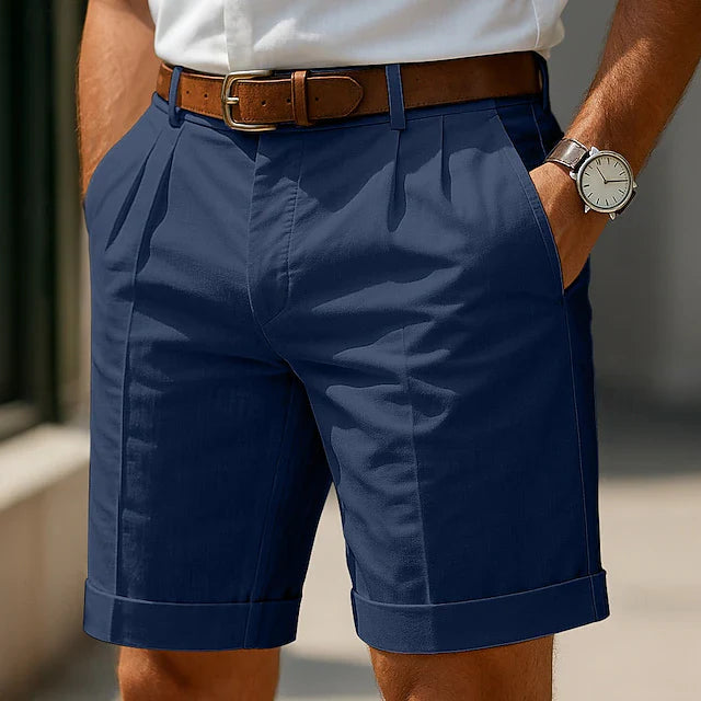 Cazel | Summer Pleated Chino Shorts